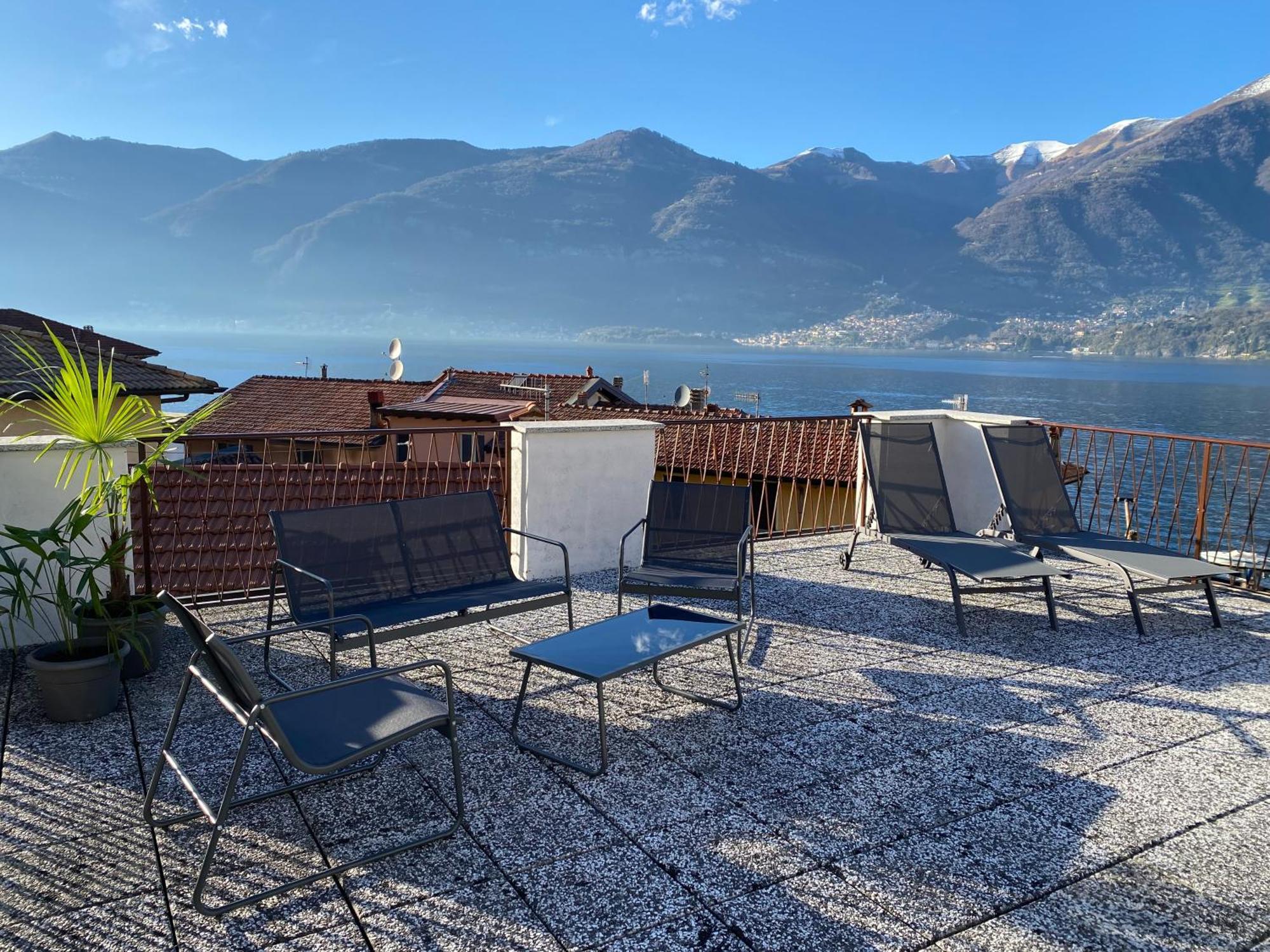 Maddalena Lake Como View Terraces Apartment Lezzeno Luaran gambar
